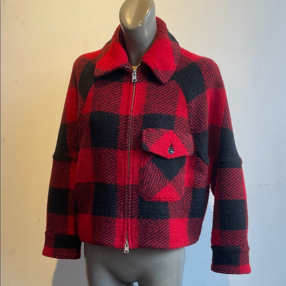 Woolrich archive buffalo plaid jacket bomber